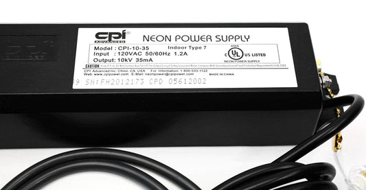 CPI-10-35 120V Indoor Self Adjusting Neon Transformer